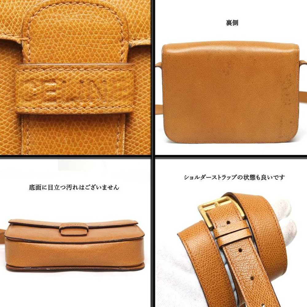 【Vintage】◇ Celine ◇ CELINE / Grained Leather / Sh… - image 3