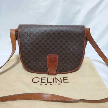 CELINE Macadam Pattern Shoulder Bag - image 1