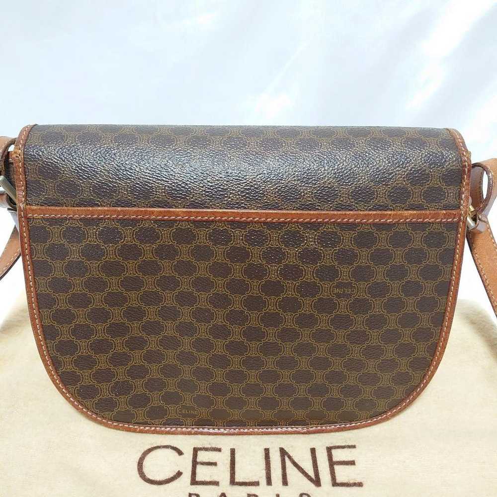 CELINE Macadam Pattern Shoulder Bag - image 4