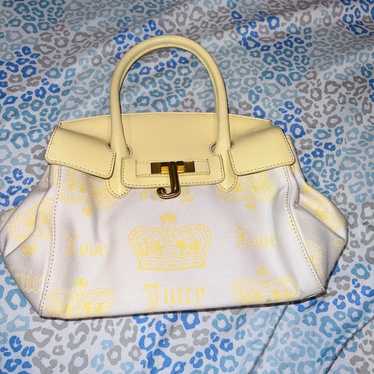 Vintage Yellow Juicy Couture Purse Handbag Satche… - image 1