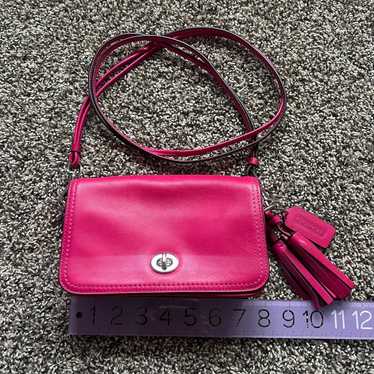 COACH LEGACY PURSE high quality PENNY SMALL SHOULDER BAG ULTRAVIOLET