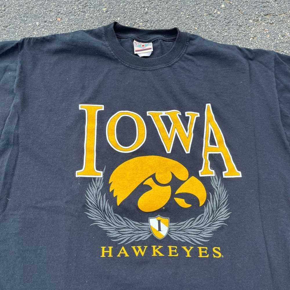 Other Vintage Iowa Hawkeyes Red Oak T-Shirt XL - image 3