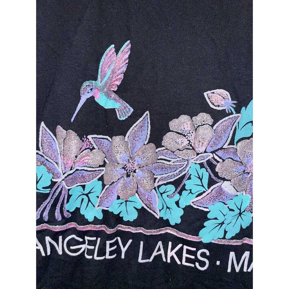 Jerzees 90s Vintage Rangeley Lakes ME Maine Shirt… - image 3