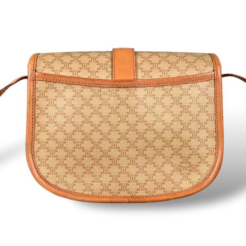 Celine Shoulder Bag, Macadam Pattern, Gold Hardwa… - image 3