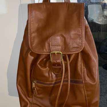 Vintage Coach Leather Backpack - image 1