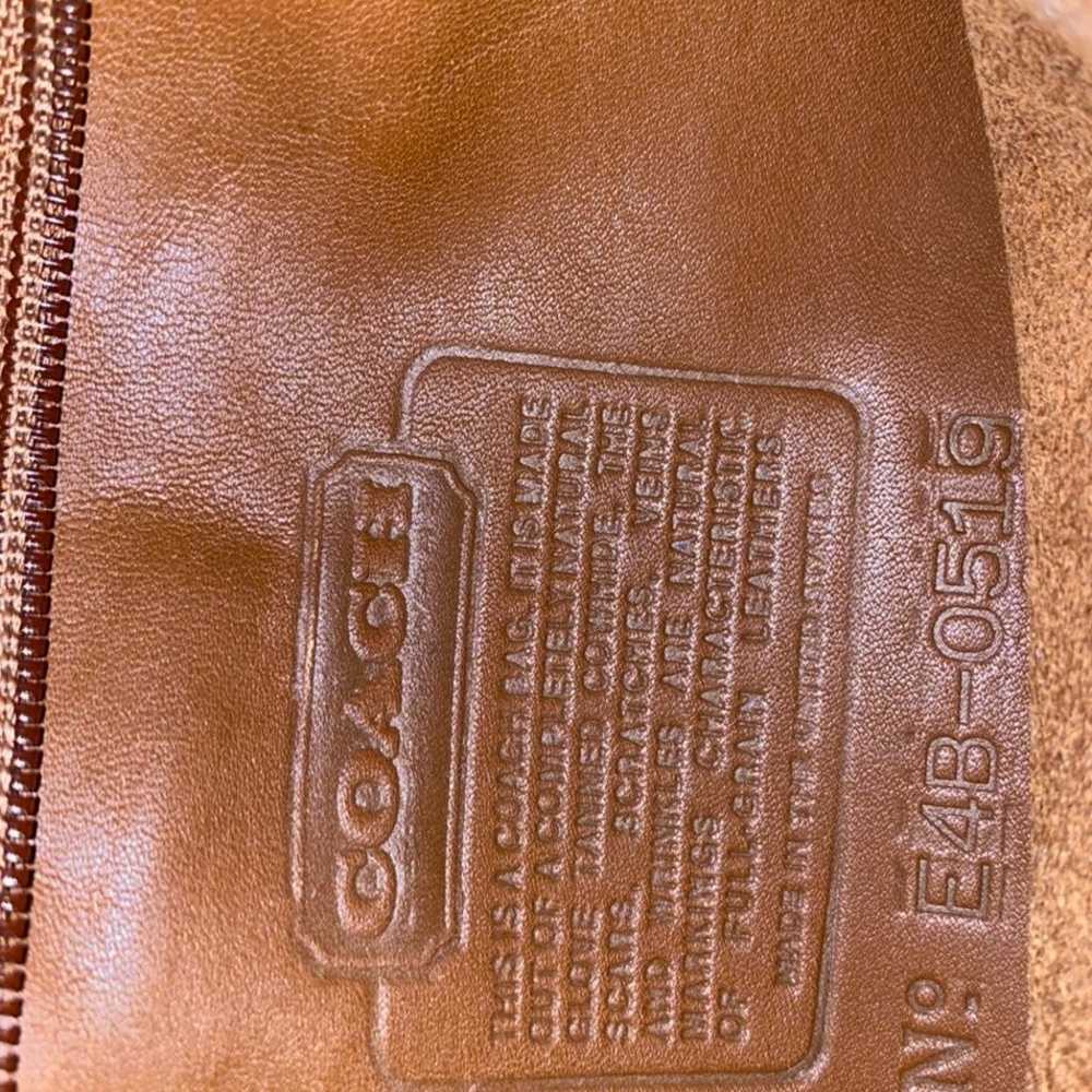 Vintage Coach Leather Backpack - image 5