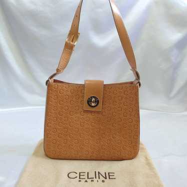 CELINE Triomphe C Logo Circle Logo Shoulder Bag