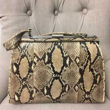 Genuine Python Bag Vintage Snakeskin