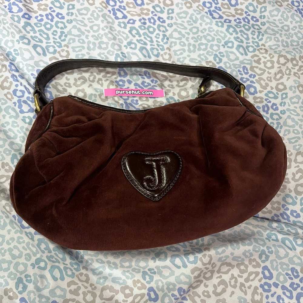 Vintage Pink Brown Juicy Couture Bag Purse Handba… - image 3