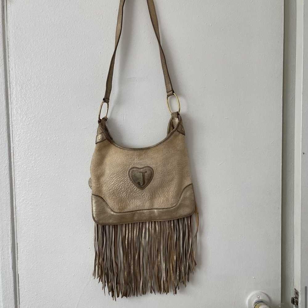 Vintage Juicy Couture Y2K Embroidered Fringe Bag - image 8