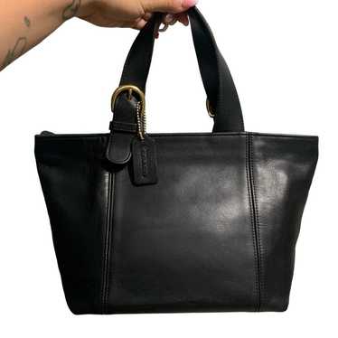 Vintage COACH Black Costa Rica Waverly 1996 Tote - image 1