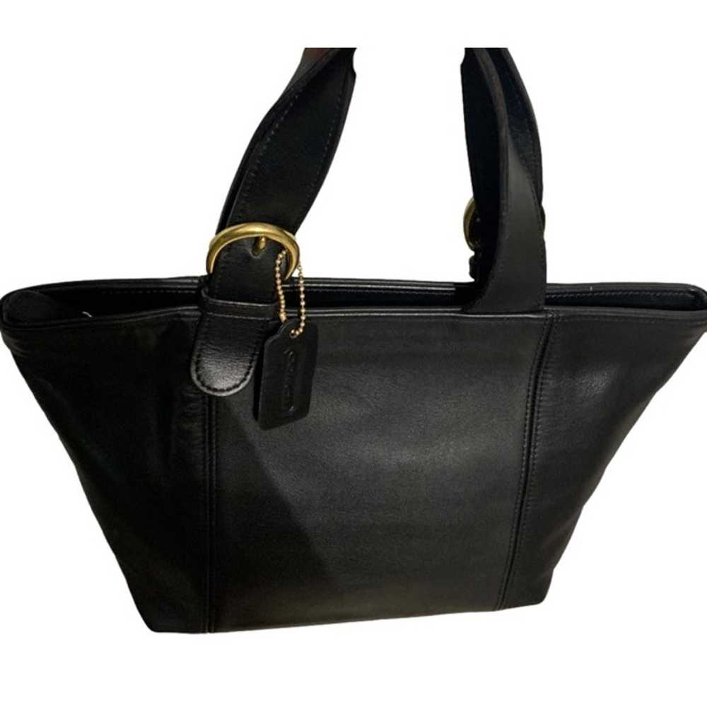 Vintage COACH Black Costa Rica Waverly 1996 Tote - image 7