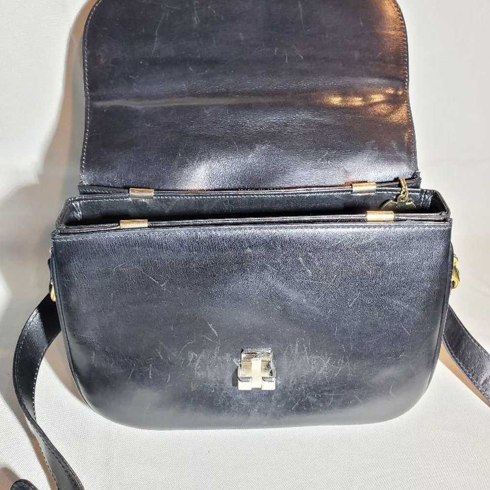 Old Celine Carriage Hardware Shoulder Bag Black - image 4