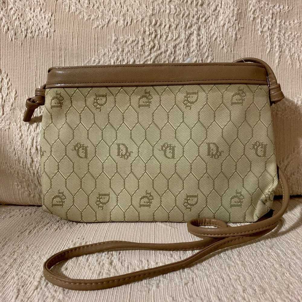 Christian Dior vtg honeycomb crossbody bag - image 1