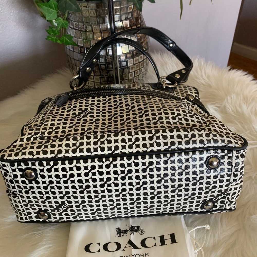 Coach Vintage Penelope Op Art Satchel / ShoulderB… - image 4