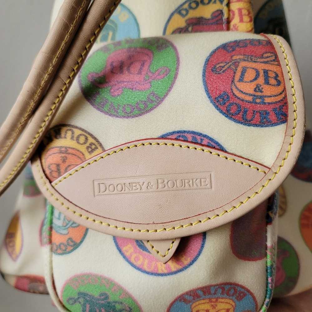 Vintage Dooney And Bourke Medallion Sling Bag - image 2