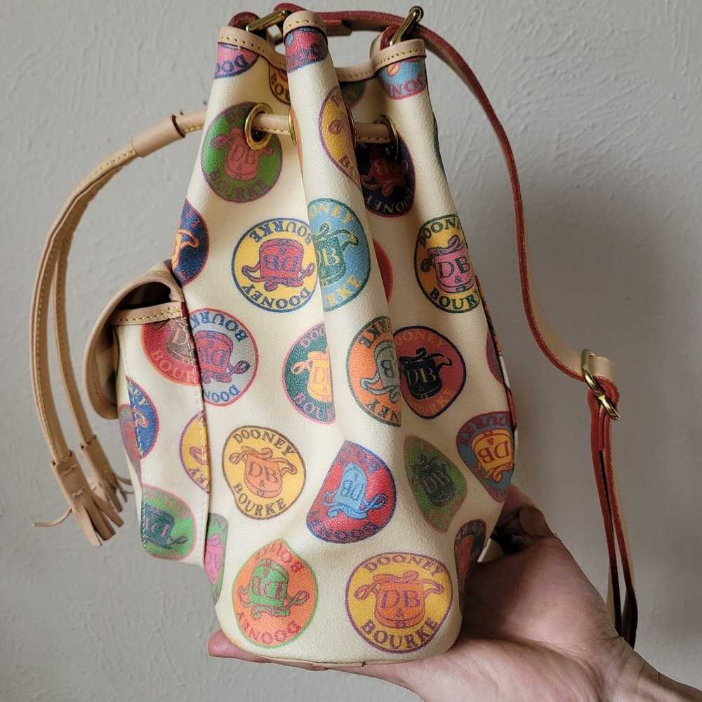 Vintage Dooney And Bourke Medallion Sling Bag - image 3