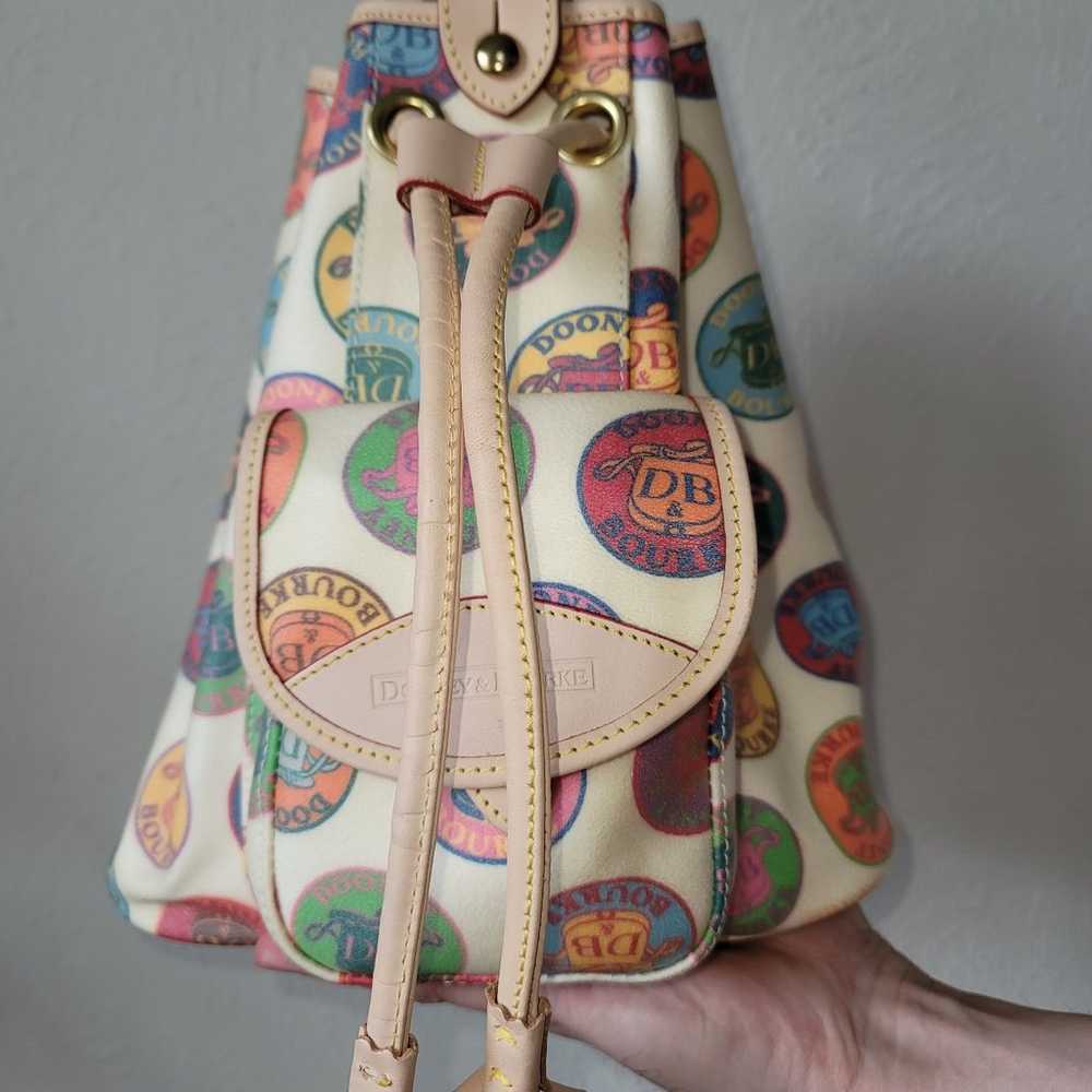 Vintage Dooney And Bourke Medallion Sling Bag - image 9