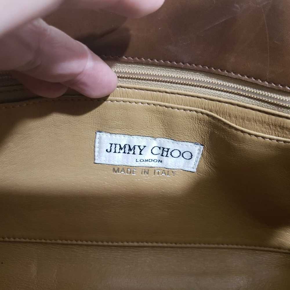 VINTAGE JIMMY CHOO LEATHER SHOULDER BAG - image 7