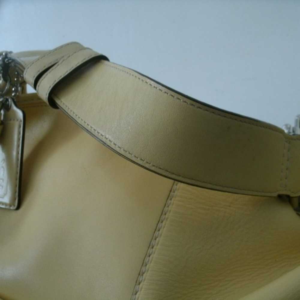 Coach Vntg Bleecker EXLarge Yellow Bag! - image 5