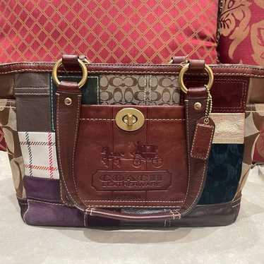 Vintage Coach Signature Patchwork