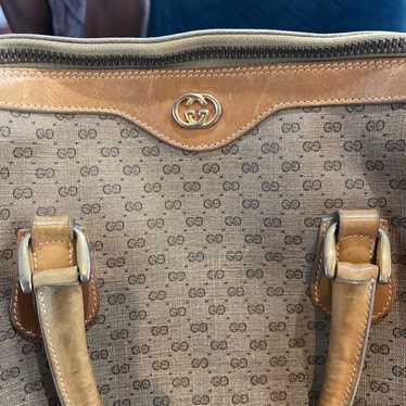 Vintage authentic Gucci handbag micro Gg satchel - image 1