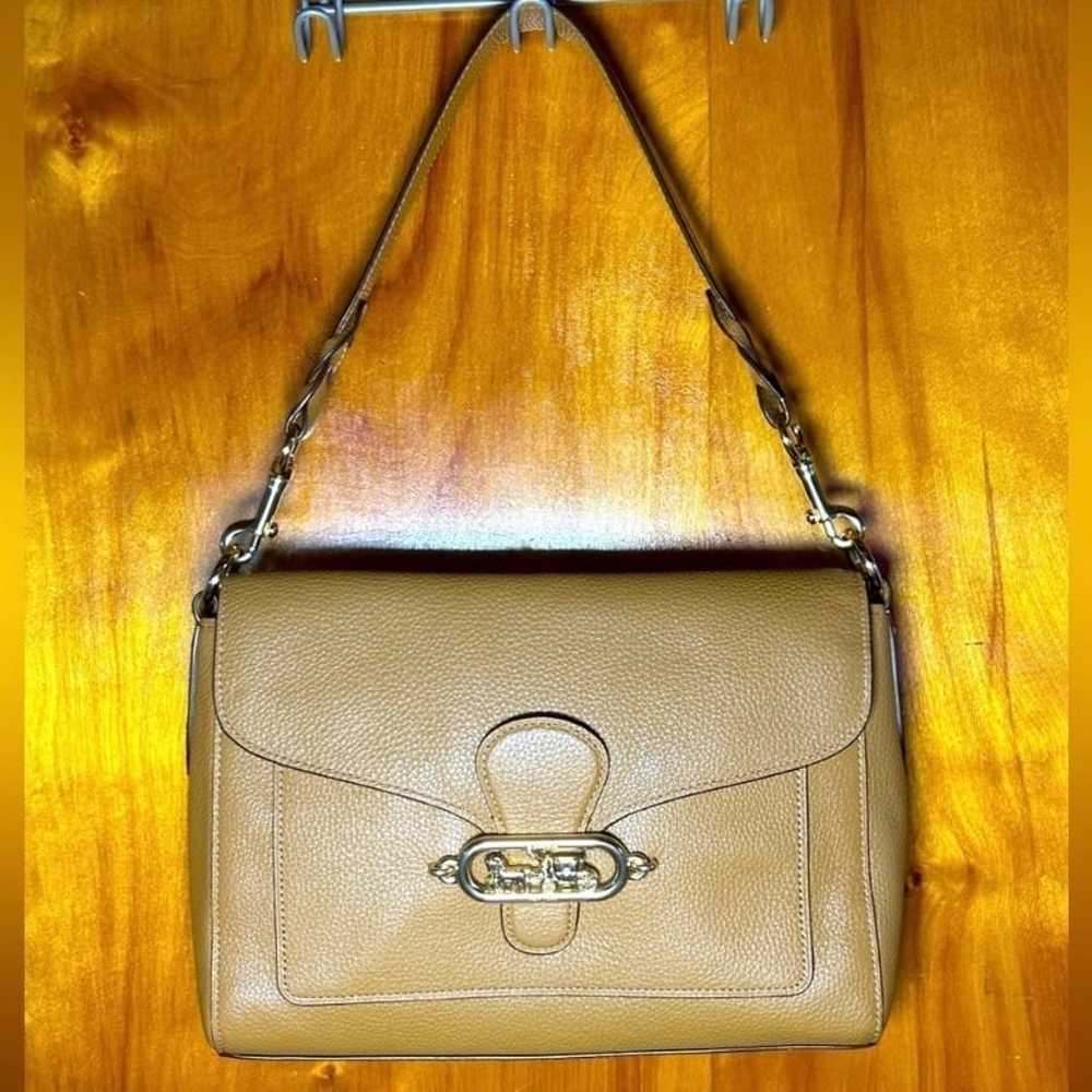 Very good condition.  Vintage Coach Brown Shoulde… - image 2