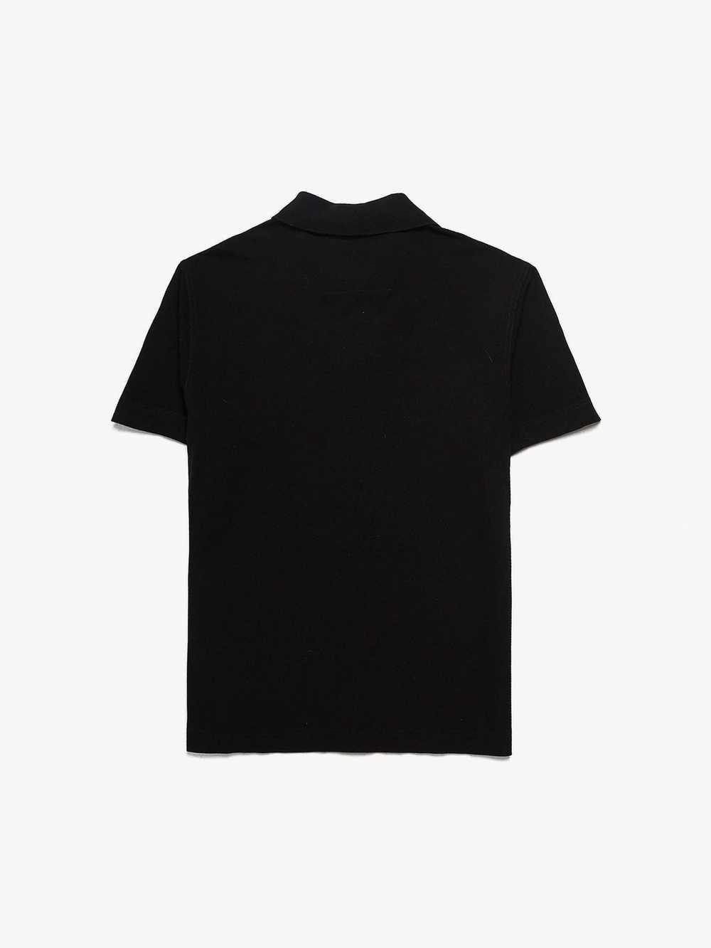 Givenchy Black Logo Printed and Zipper Cotton Pol… - image 2