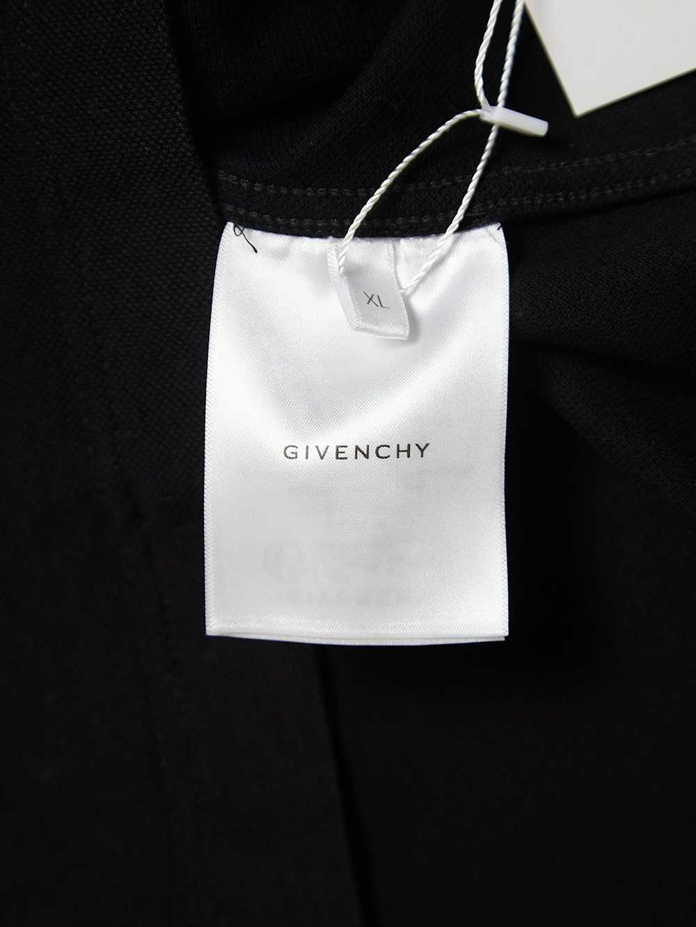 Givenchy Black Logo Printed and Zipper Cotton Pol… - image 4