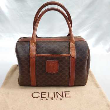 CELINE Macadam Pattern Mini Handbag