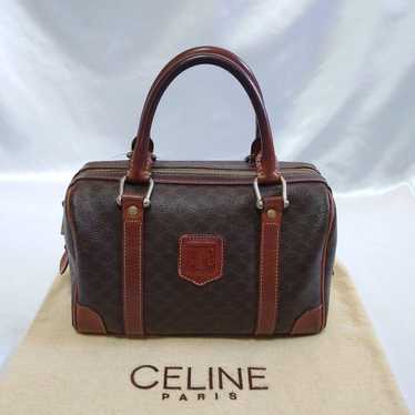 CELINE Macadam Pattern Mini Handbag