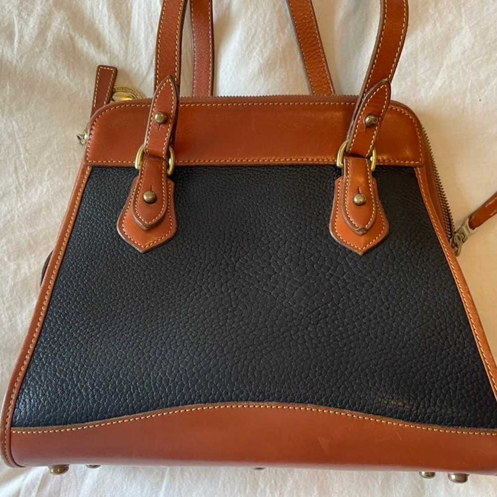 Authentic Dooney & Bourke black pebble leather wo… - image 4