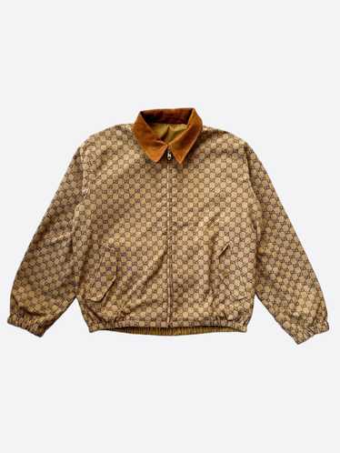 Gucci Gucci Tan GG Monogram Reversible Jacket