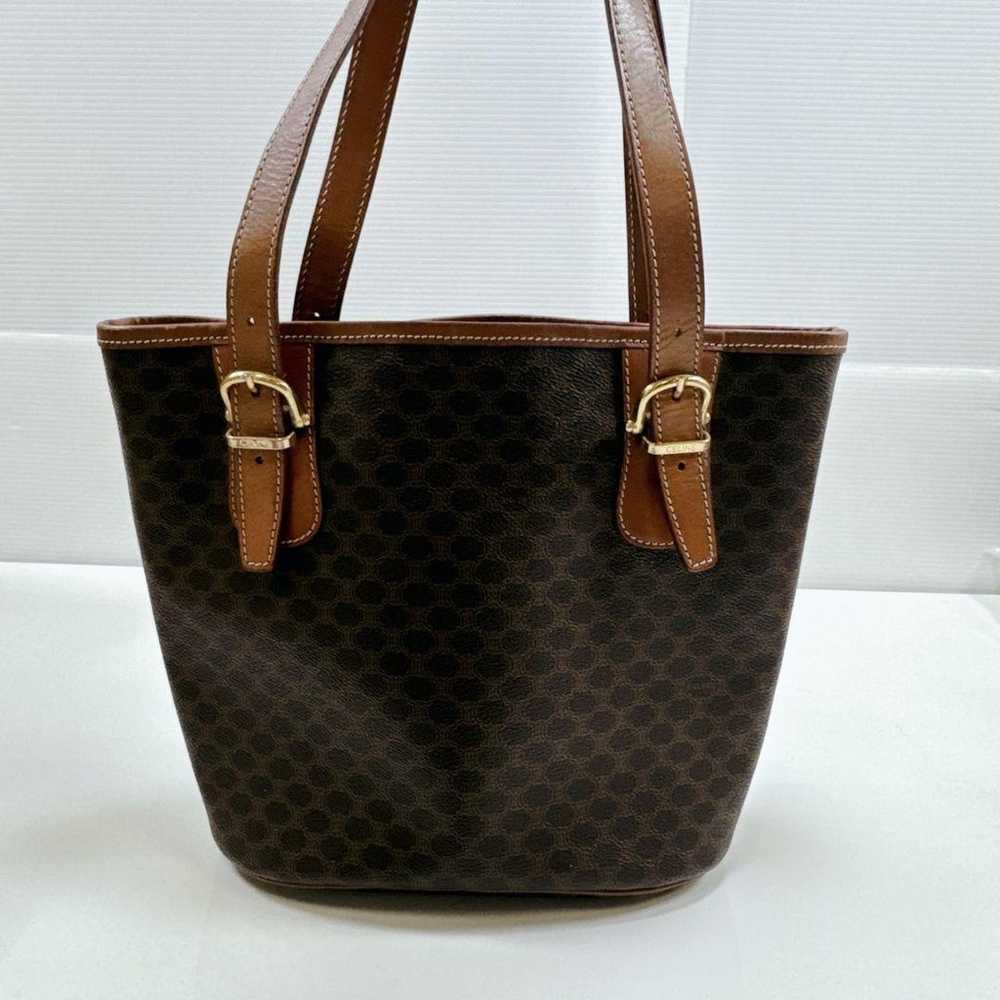 CELINE Vintage Macadam Pattern Shoulder Bag MC96 - image 2