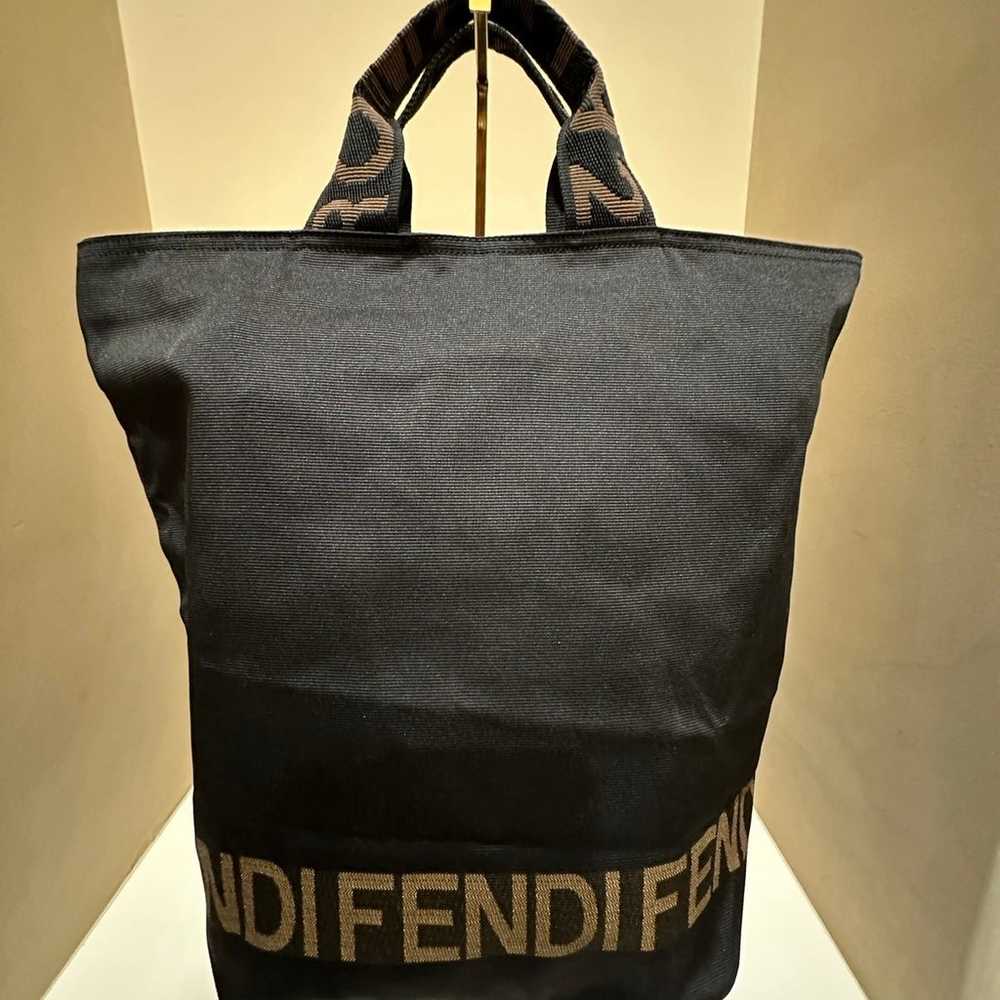 Fendi 1925 Roma Nylon Zippered Tote - image 1