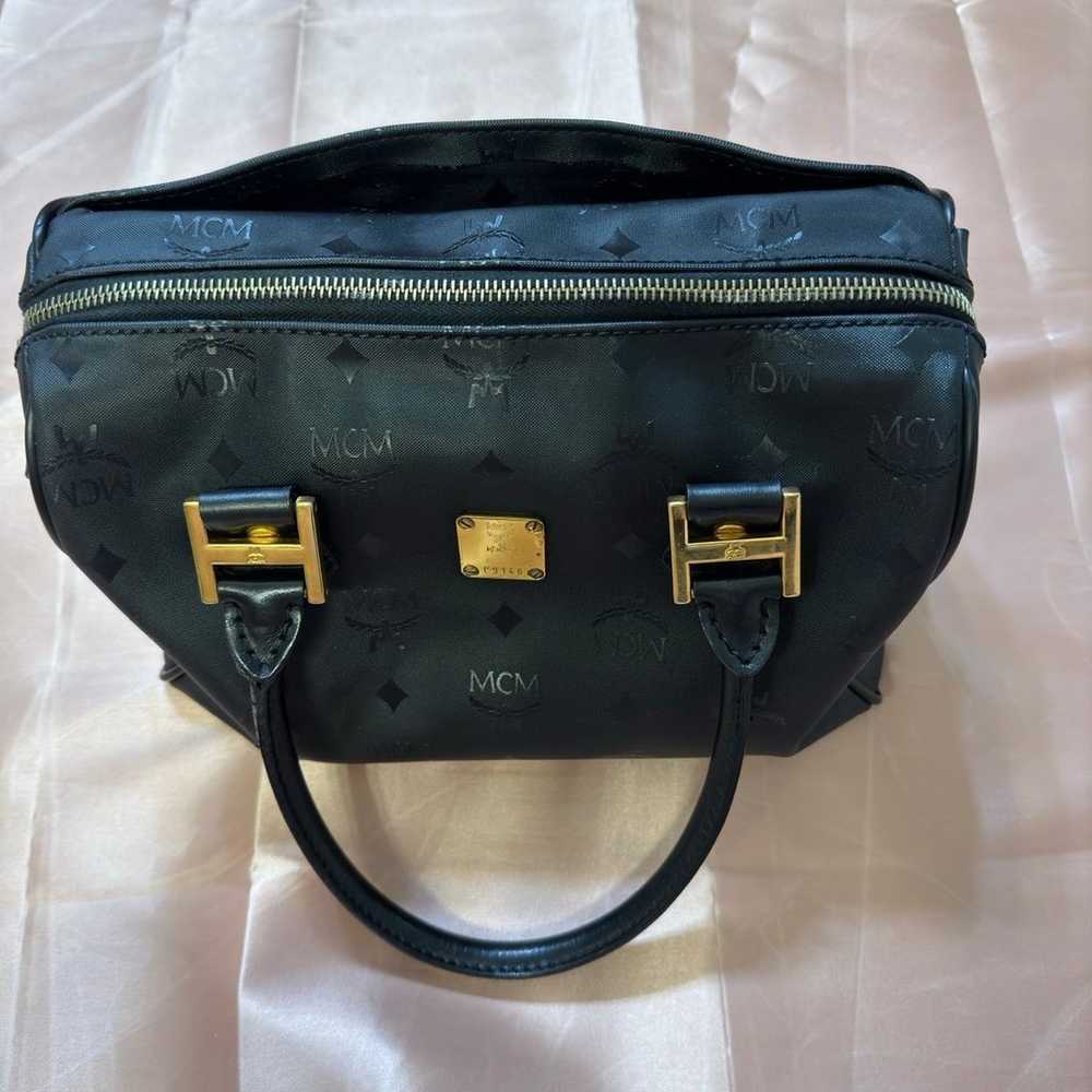 MCM Visetos Boston Black bag - image 1