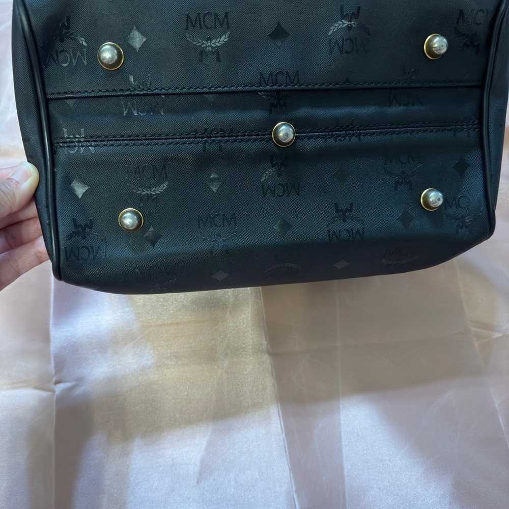 MCM Visetos Boston Black bag - image 8