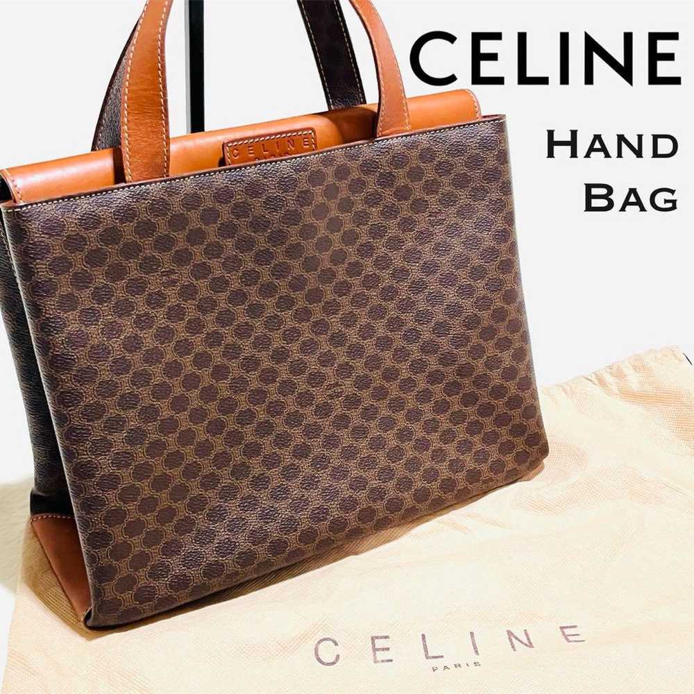 【】CELINE Celine Macadam Handbag Dark Brown - image 1