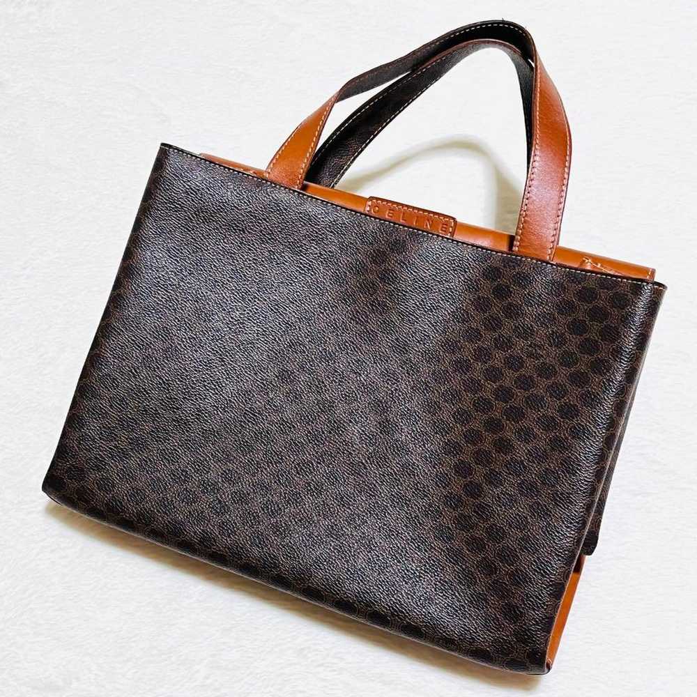 【】CELINE Celine Macadam Handbag Dark Brown - image 2