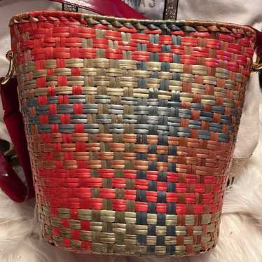 Vintage rodo Italy, wicker bag