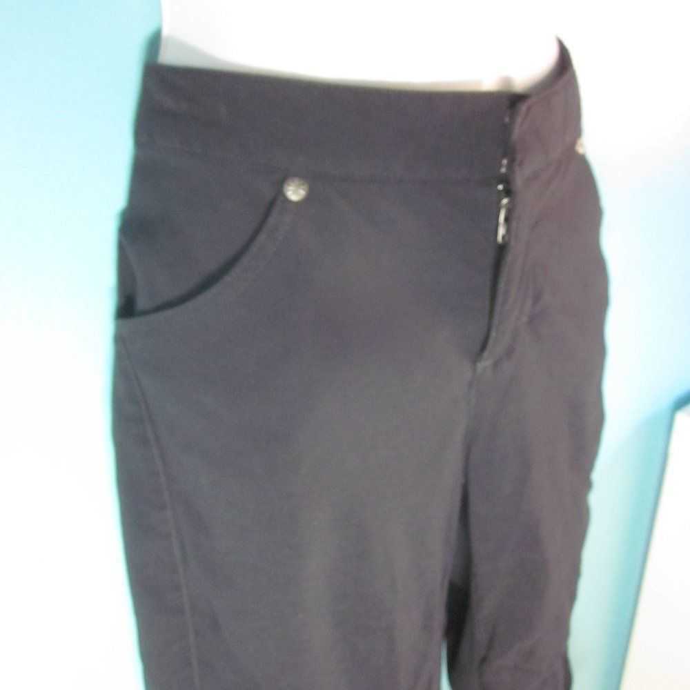 Athleta Athleta Cropped Sporty Black Pants Size 6… - image 12