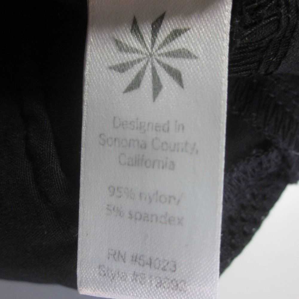 Athleta Athleta Cropped Sporty Black Pants Size 6… - image 5