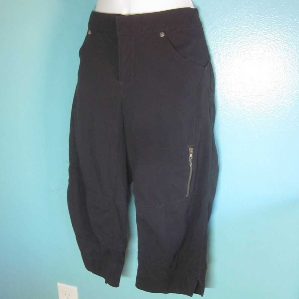 Athleta Athleta Cropped Sporty Black Pants Size 6… - image 7