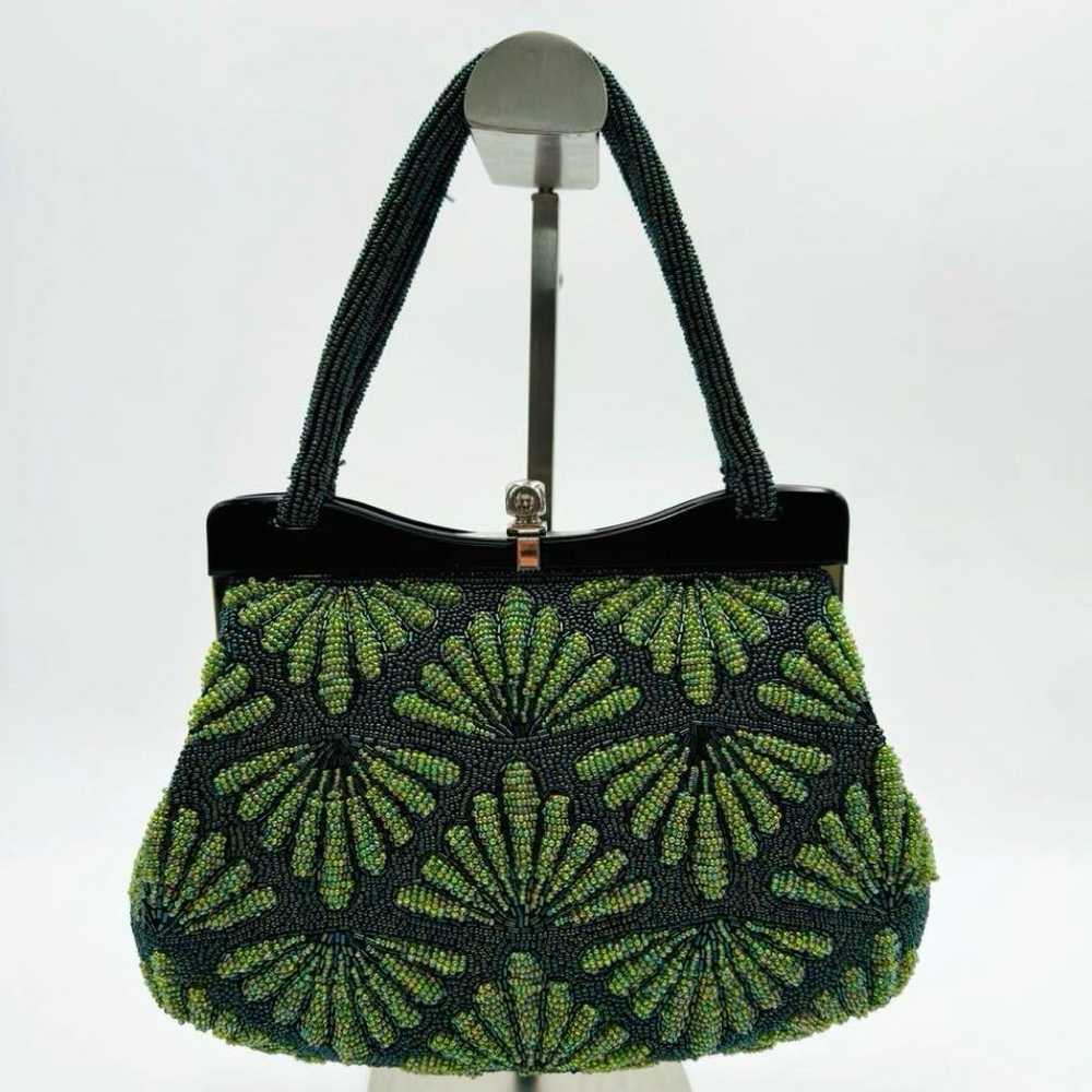 Bead bag Vintage Japanese-style bag Party bag Cla… - image 2