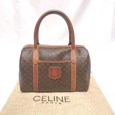 CELINE Macadam Pattern Mini Handbag