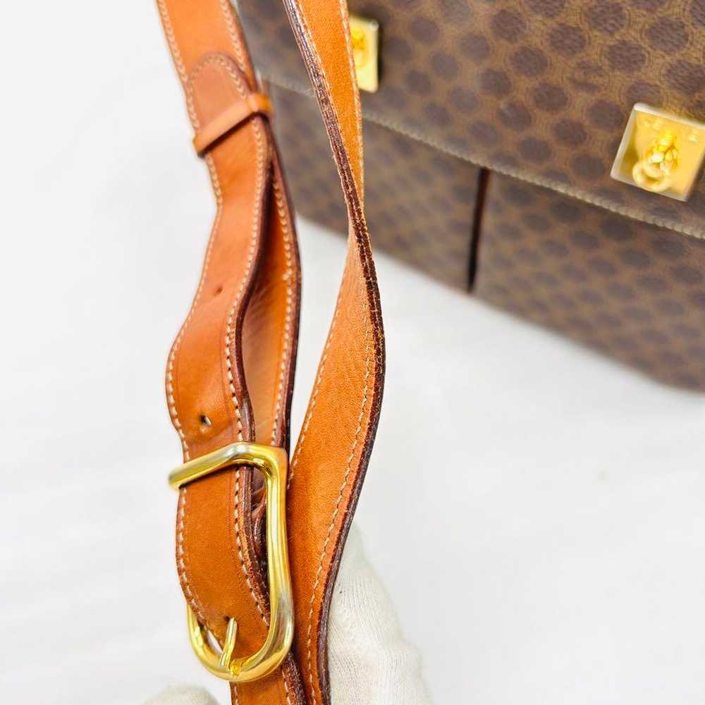 CELINE Old Celine Vintage Macadam Shoulder Bag - image 9