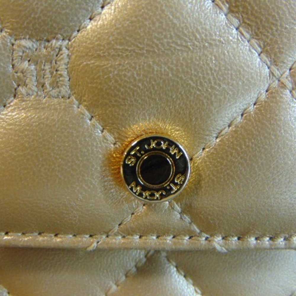 Vintage St John Collection Leather Purse - image 9