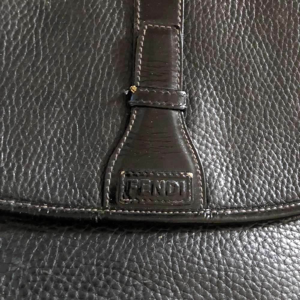 Vintage Auth Fendi Leather Bag - image 2