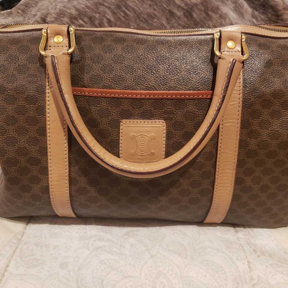 Authentic Celine Macadam Boston Bag - image 1