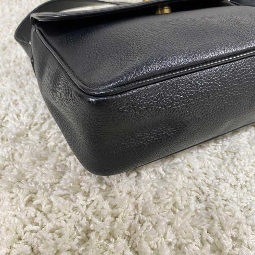 【Rare】Vintage old Celine shoulder bag with circle… - image 8